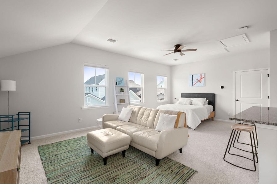 Furnished interior view inside a new home in , Summerville (Image 52). Furnished interior view inside a new home in , Summerville (Image 52).