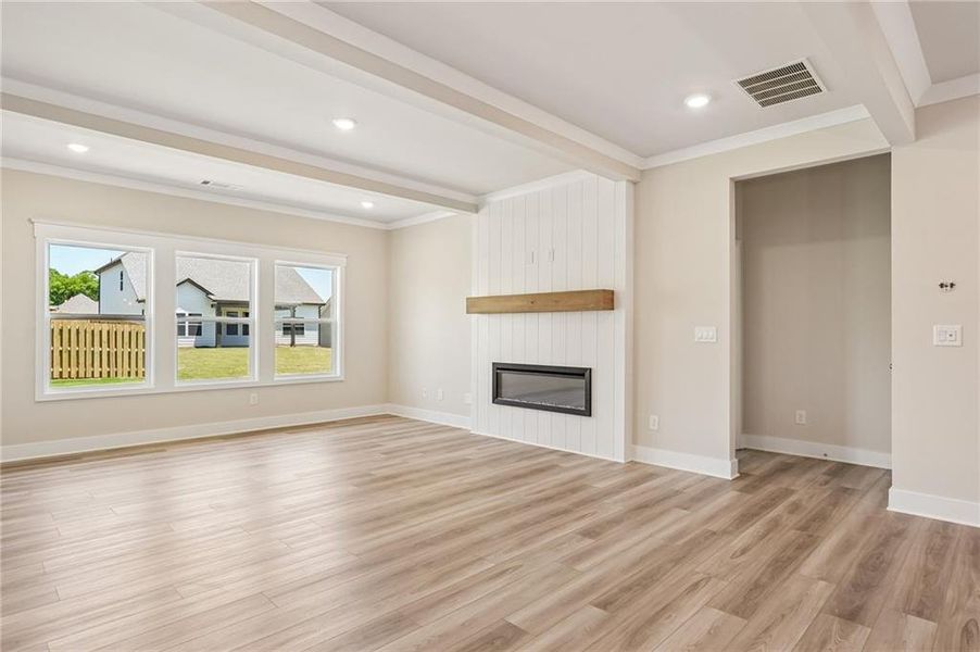 Spacious, unfurnished interior of a new home in Garland Meadows, Cartersville (Image 22). Spacious, unfurnished interior of a new home in Garland Meadows, Cartersville (Image 22).