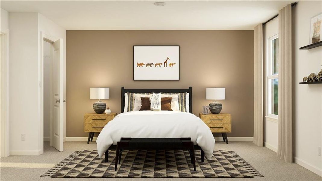 Furnished interior view inside a new home in Deer Valley, Canton (Image 23). Furnished interior view inside a new home in Deer Valley, Canton (Image 23).