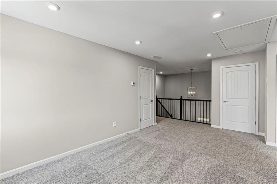 Spacious, unfurnished interior of a new home in The Reserve At Liberty Park, Braselton (Image 31). Spacious, unfurnished interior of a new home in The Reserve At Liberty Park, Braselton (Image 31).