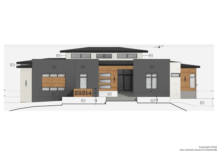 Exterior rendering of this home design in , San Antonio, TX (Image 3).