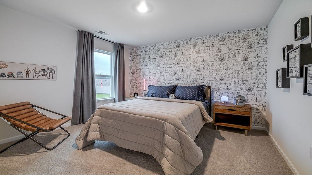 Furnished interior view inside a new home in The Lakes at North Glynn, Brunswick (Image 31).