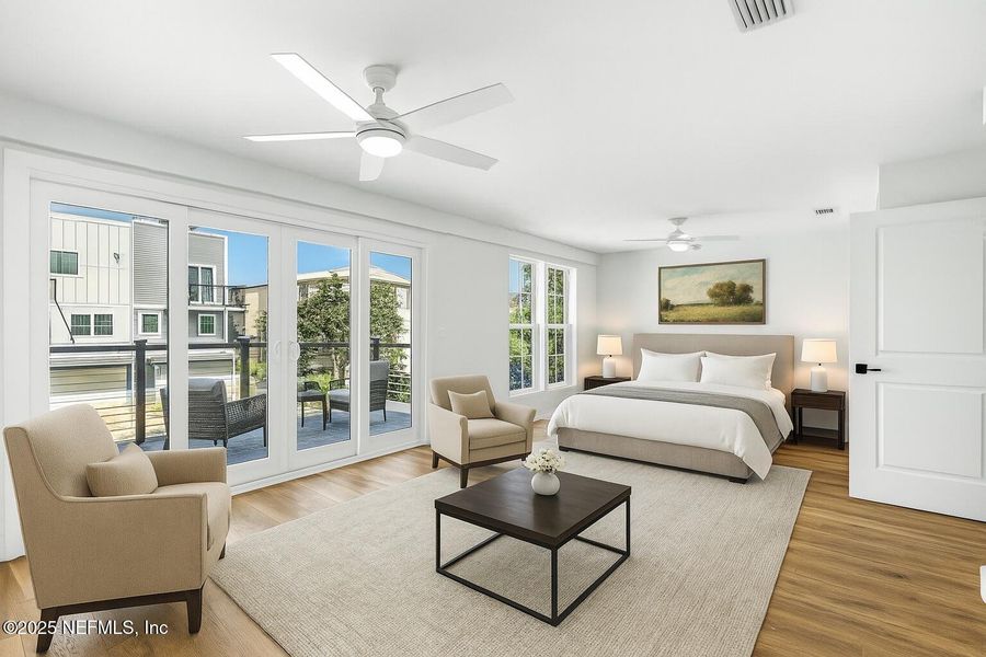 Furnished interior view inside a new home in , St. Augustine (Image 6).