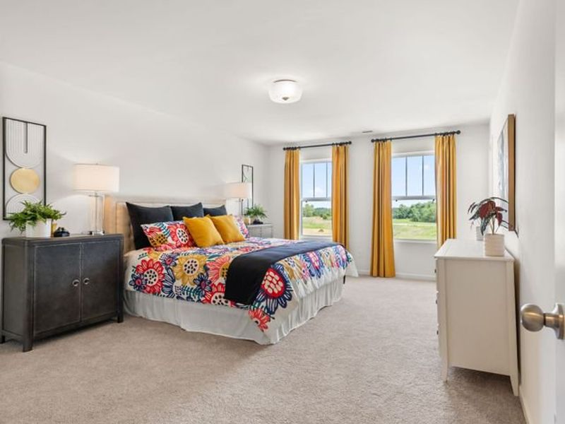 Representative furnished interior of a home built from the Baxter by True Homes in Oaks at St Martin, Oakboro (Image 8).