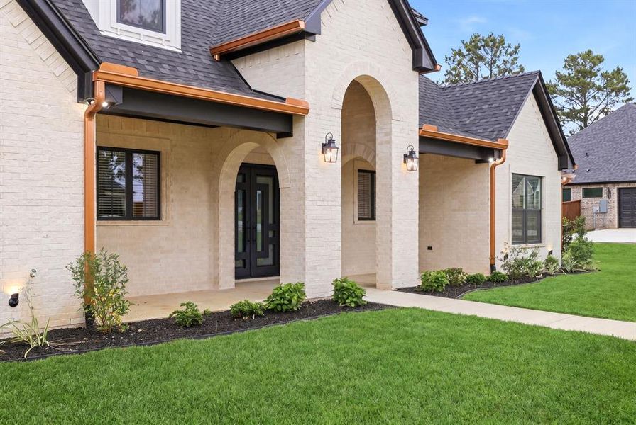 Exterior details and patio area of a home in , Longview (Image 29). Exterior details and patio area of a home in , Longview (Image 29).
