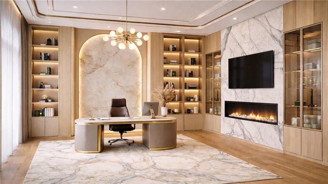 Furnished interior view inside a new home in , Alpharetta (Image 9). Furnished interior view inside a new home in , Alpharetta (Image 9).