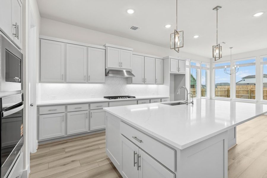 Furnished interior view inside a new home in Blackhawk, Pflugerville (Image 8).