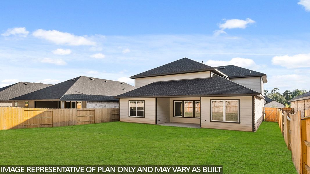 Representative exterior details of a home built from the Tourmaline by D.R. Horton in Mill Creek Estates, Magnolia (Image 4).