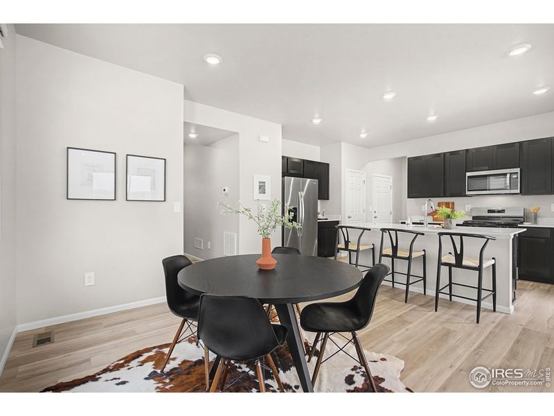 Furnished interior view inside a new home in Lake Bluff, Greeley (Image 7).