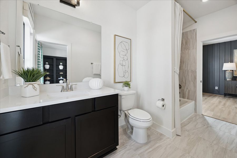 Representative furnished interior of a home built from the 2824 by Autograph Homes in Caywood Place, Houston (Image 15). Representative furnished interior of a home built from the 2824 by Autograph Homes in Caywood Place, Houston (Image 15).