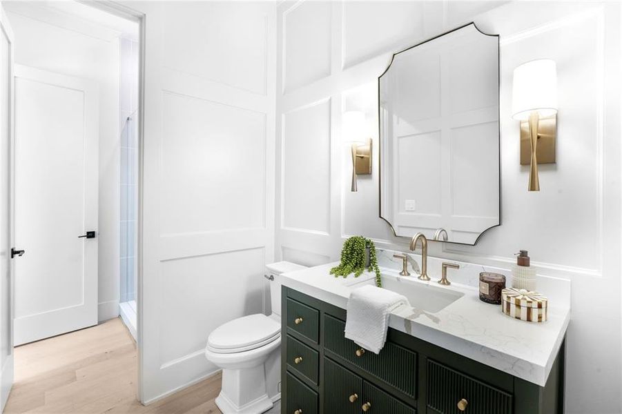 Furnished interior view inside a new home in , Atlanta (Image 29).