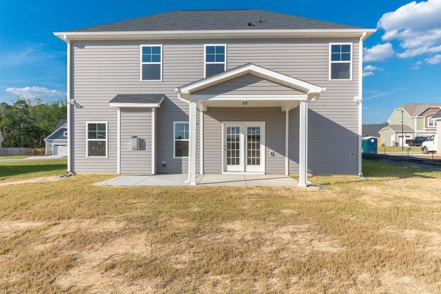 Representative exterior details of a home built from the Aberdeen by Caviness & Cates Communities in Bartlett Manor, Youngsville (Image 16).