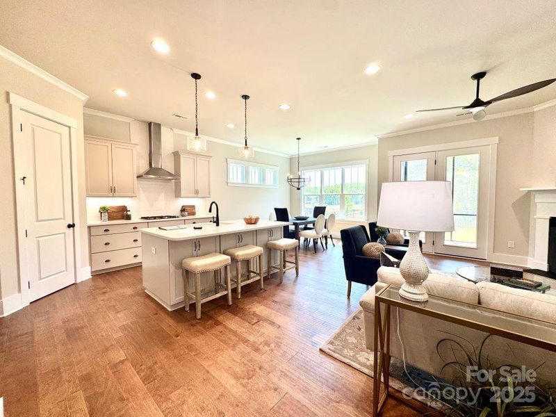 Furnished interior view inside a new home in Cumberland, Concord (Image 8).