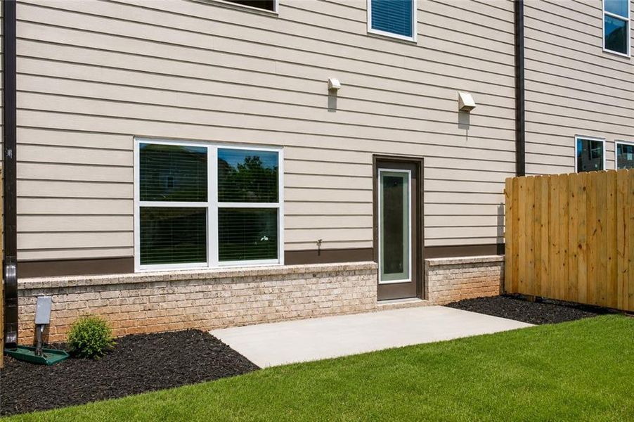 Exterior details and patio area of a home in , Norcross (Image 3).