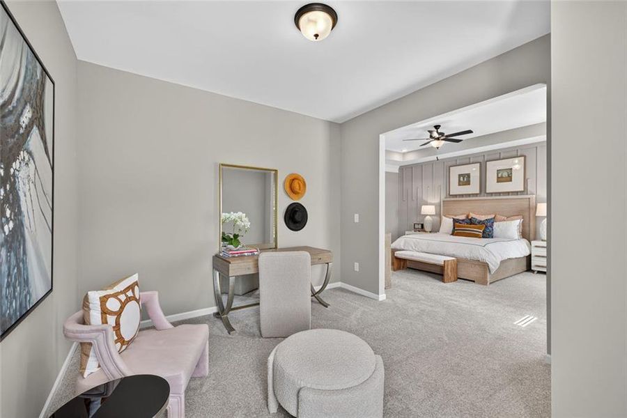 Furnished interior view inside a new home in Allen Manor, Hoschton (Image 40).
