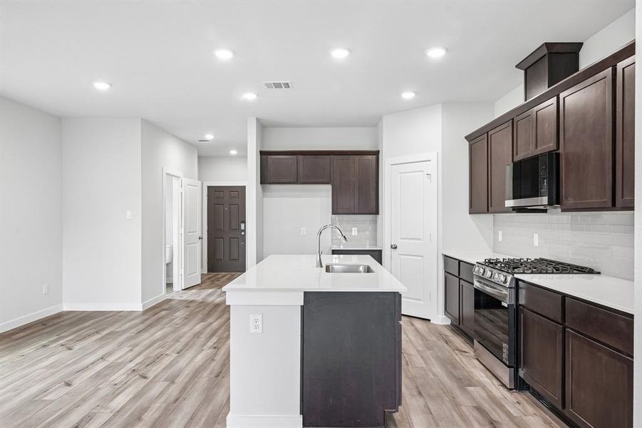 Furnished interior view inside a new home in Overland Grove, Forney (Image 9).