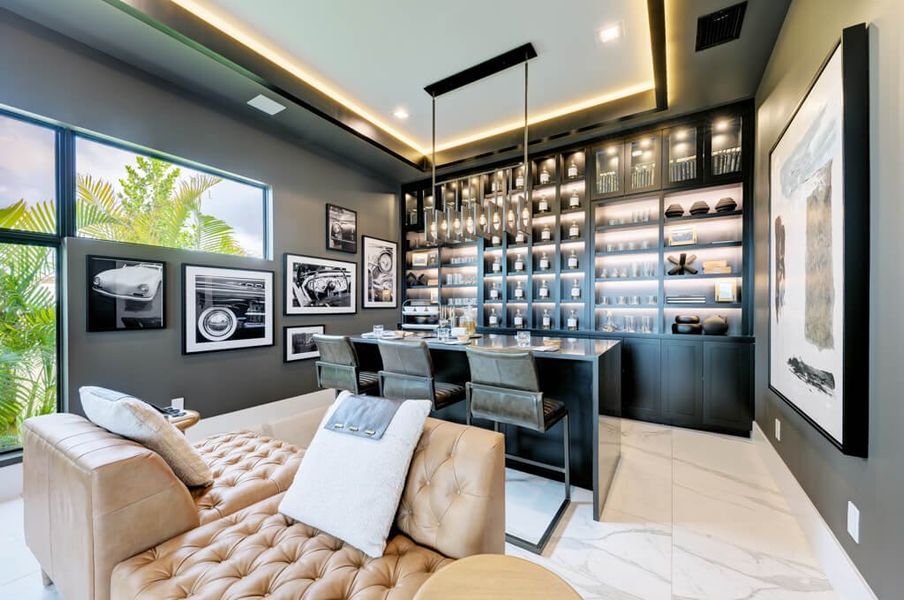 Representative furnished interior of a home built from the Solstice by Lee Wetherington Homes in Star Farms, Lakewood Ranch (Image 8).
