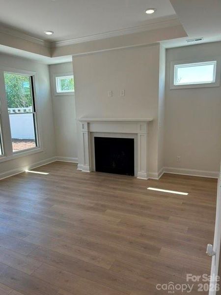 Spacious, unfurnished interior of a new home in The Courtyards at Hodges Farm, Charlotte (Image 11).