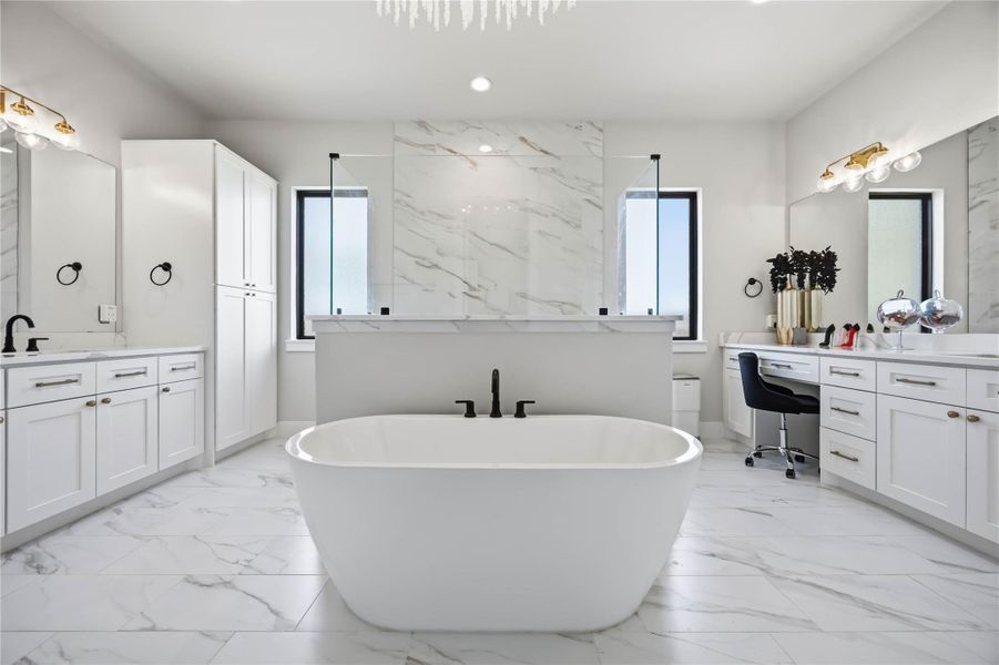 Furnished interior view inside a new home in Artavia, Conroe (Image 17).