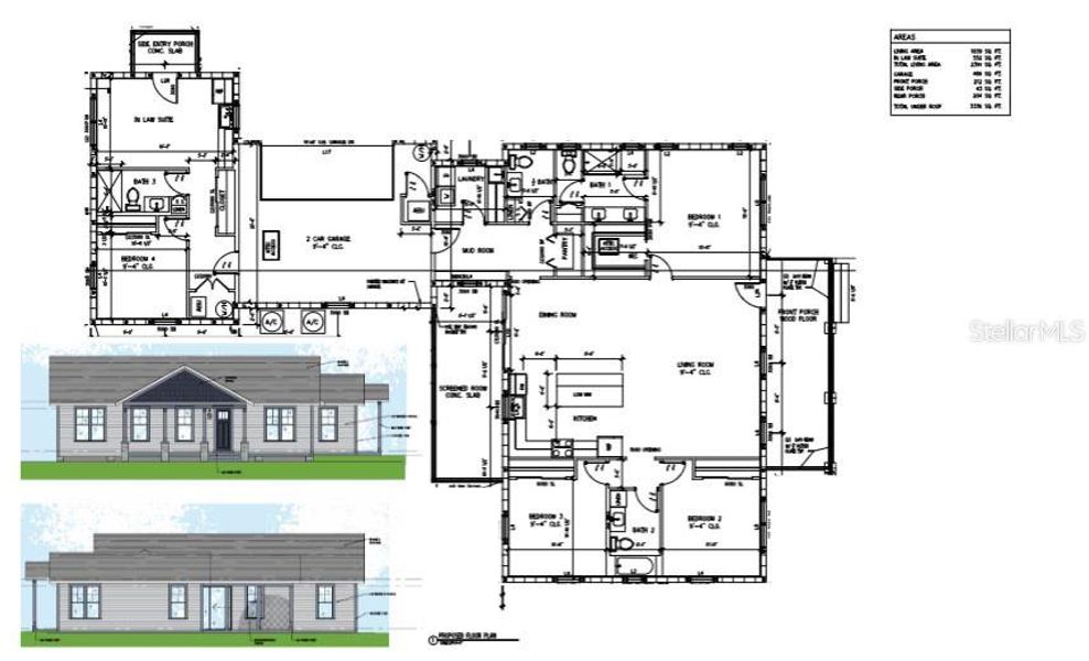 2D floor plan layout of this home in , Lake Helen, FL (Image 4). 2D floor plan layout of this home in , Lake Helen, FL (Image 4).