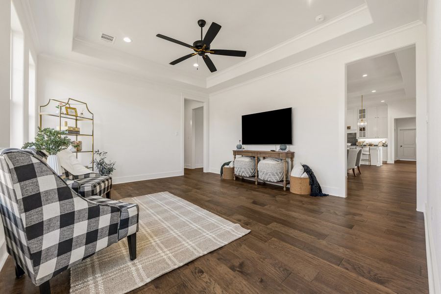 Representative furnished interior of a home built from the The Grayson by Reece Homes in Harvest Meadows, Bryan (Image 53). Representative furnished interior of a home built from the The Grayson by Reece Homes in Harvest Meadows, Bryan (Image 53).