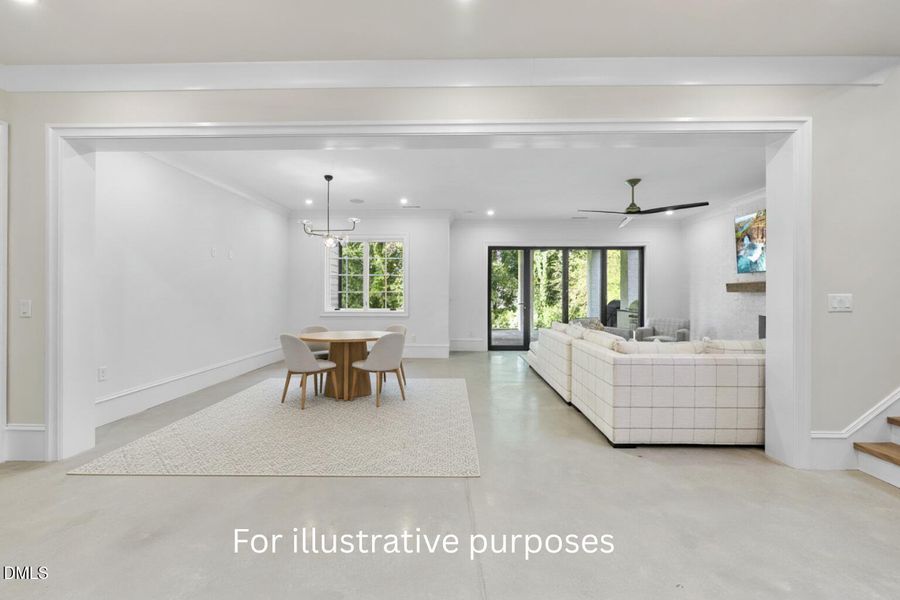 For Illustrative purposes (lower level s