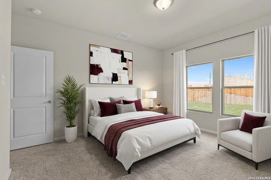 Furnished interior view inside a new home in Summerlin, San Antonio (Image 16).