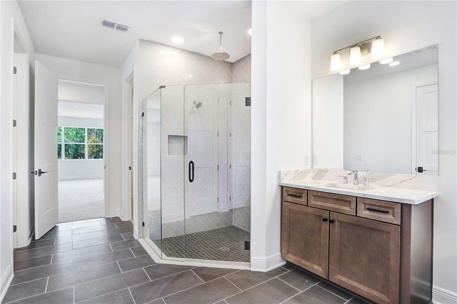 Furnished interior view inside a new home in Shortgrass at Two Rivers, Zephyrhills (Image 17). Furnished interior view inside a new home in Shortgrass at Two Rivers, Zephyrhills (Image 17).
