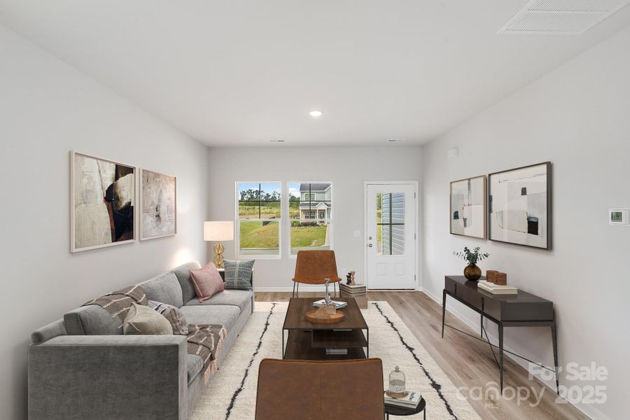 Furnished interior view inside a new home in , Statesville (Image 18).