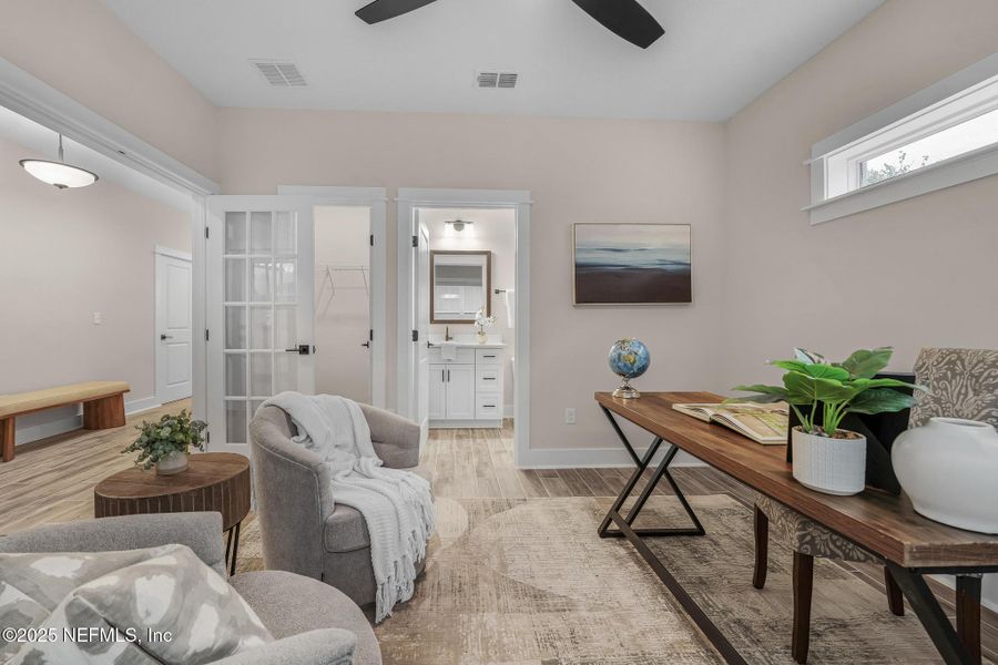 Furnished interior view inside a new home in , Jacksonville (Image 7). Furnished interior view inside a new home in , Jacksonville (Image 7).