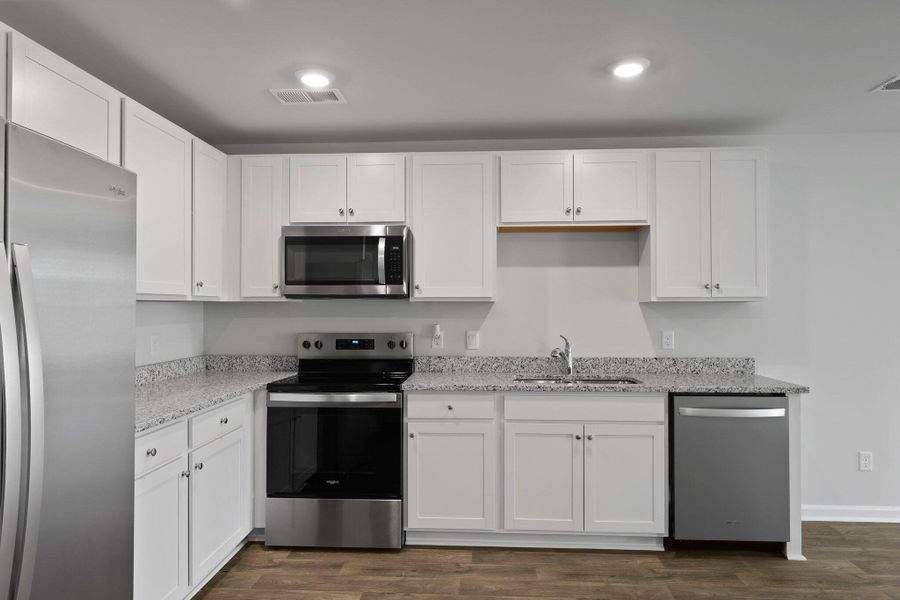 Furnished interior view inside a new home in Center Pointe, Santee (Image 8).