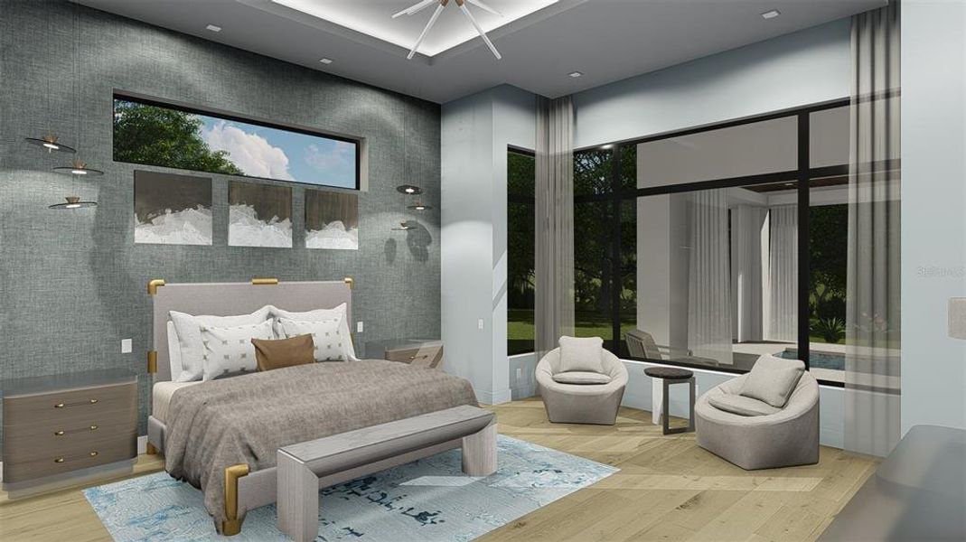 Furnished interior view inside a new home in , Fort Myers (Image 31).