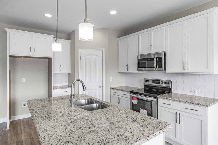 Representative furnished interior of a home built from the Pamlico by Caviness & Cates Communities in Bartlett Manor, Youngsville (Image 25).