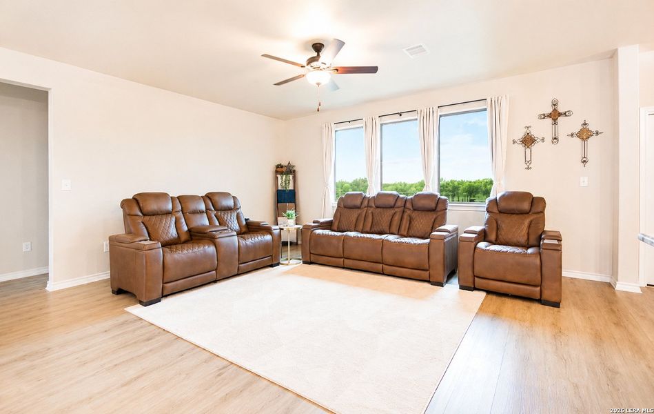 Furnished interior view inside a new home in , Devine (Image 7).