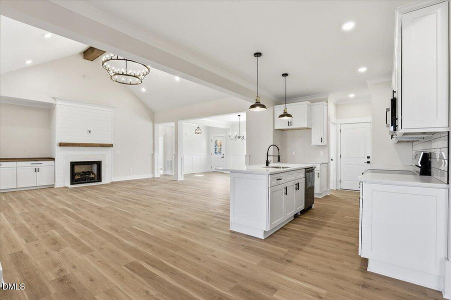 Kitchen looking at Living