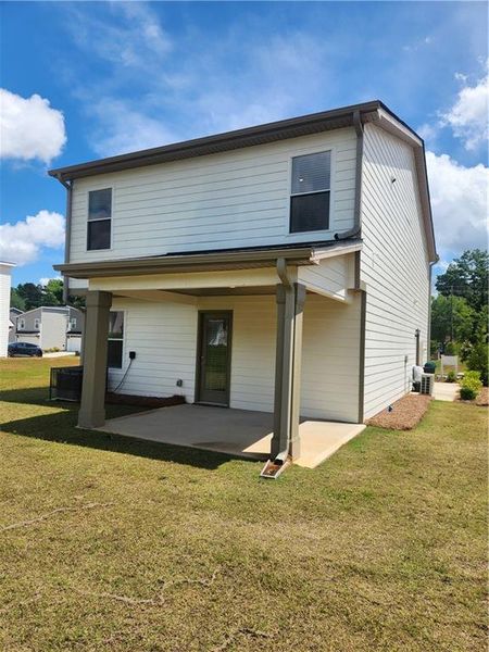 Front exterior of a new home in The Enclave at Stonewall Station, Atlanta, GA, highlighting curb appeal (Image 2). Front exterior of a new home in The Enclave at Stonewall Station, Atlanta, GA, highlighting curb appeal (Image 2).
