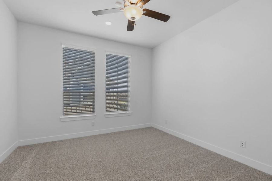 Representative unfurnished interior of a home built from the Springfield by Chesmar Homes in Bridgeland, Elgin (Image 31).