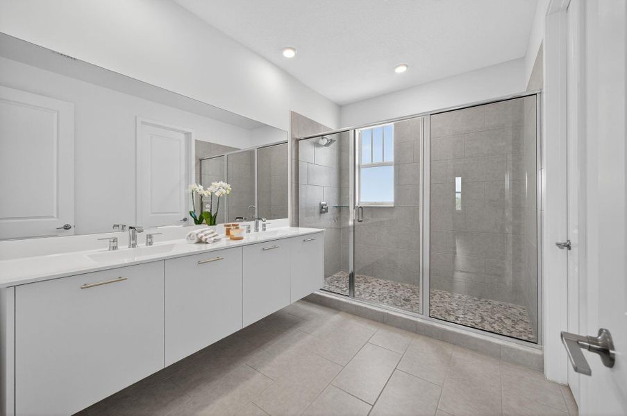 Furnished interior view inside a new home in , Davie (Image 8).