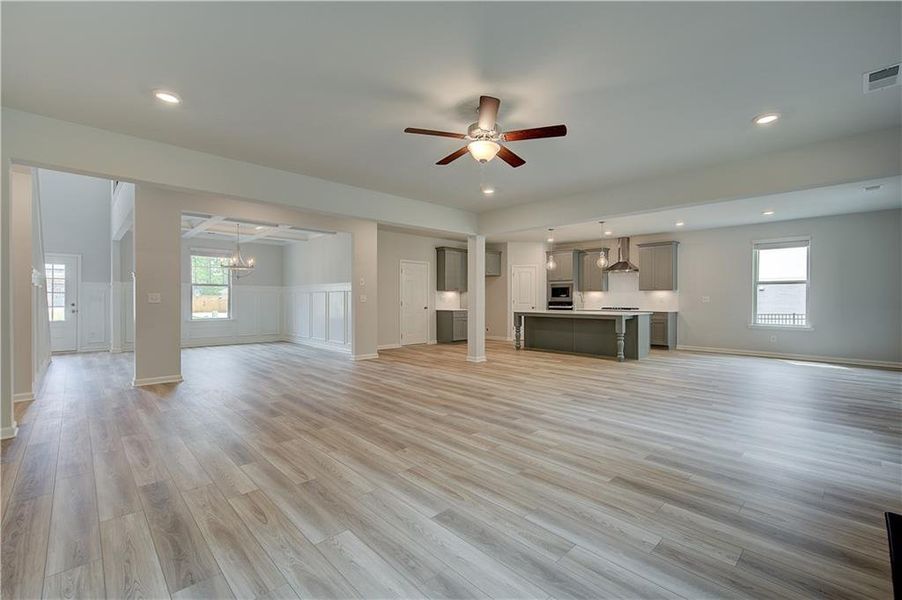 Spacious, unfurnished interior of a new home in Cambria at Traditions, Hampton (Image 15).