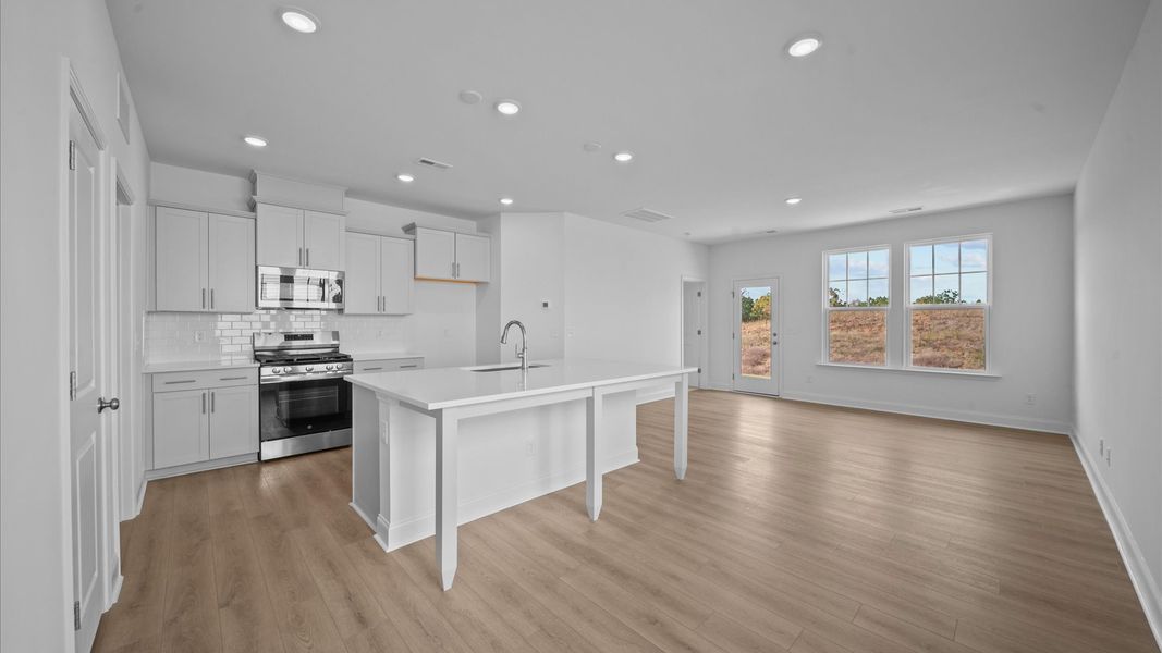 Representative furnished interior of a home built from the Freesia by DRB Homes in Essex Village, Franklinton (Image 8).