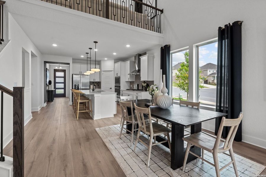Furnished interior view inside a new home in Bison Ridge, San Antonio (Image 34).