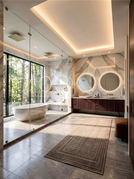 Furnished interior view inside a new home in , Fairburn (Image 7).