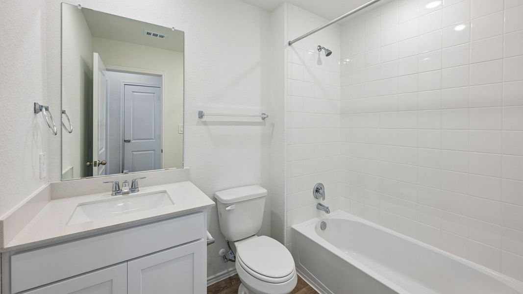 Furnished interior view inside a new home in Valverde, Bastrop (Image 10).