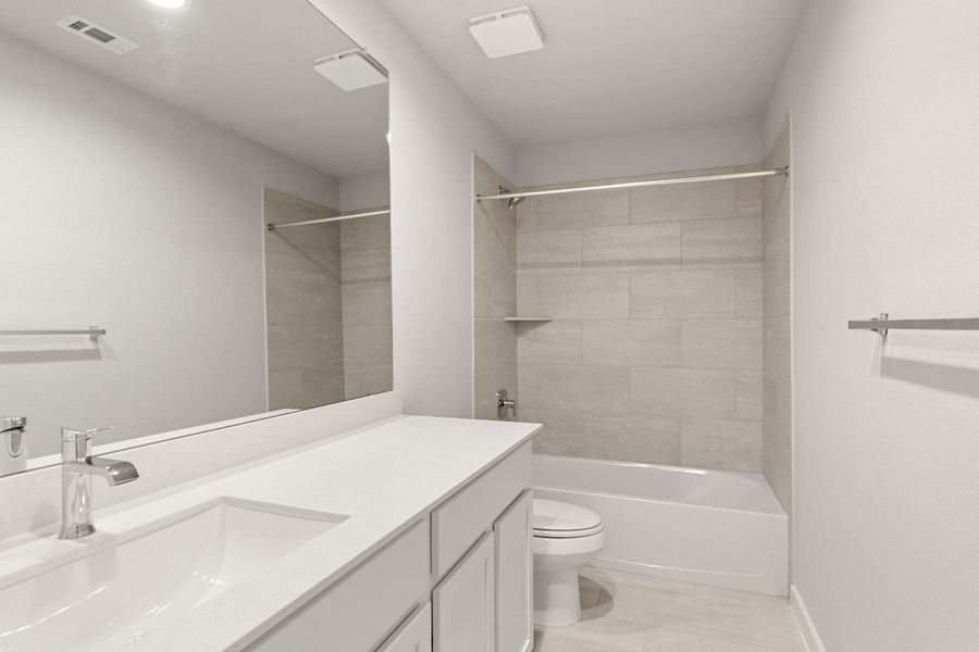 Furnished interior view inside a new home in Morton Creek Ranch, Katy (Image 11). Furnished interior view inside a new home in Morton Creek Ranch, Katy (Image 11).