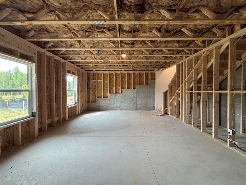 In-progress construction of a new home in Arbors at Richland Creek, Buford, GA (Image 41).