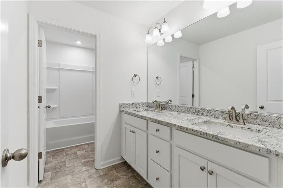 Furnished interior view inside a new home in Silver Leaf, Dawsonville (Image 13).