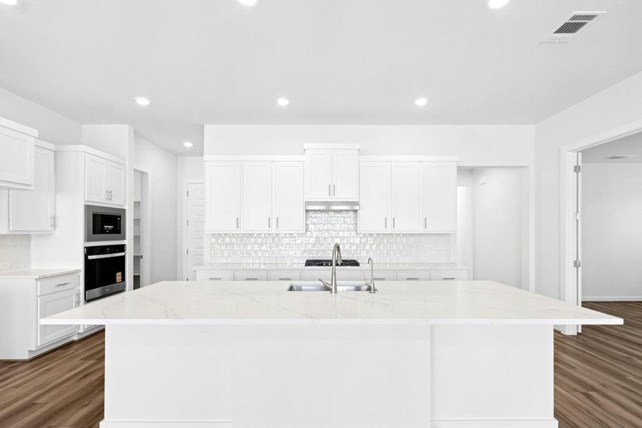 Furnished interior view inside a new home in The Colony, Bastrop (Image 12).
