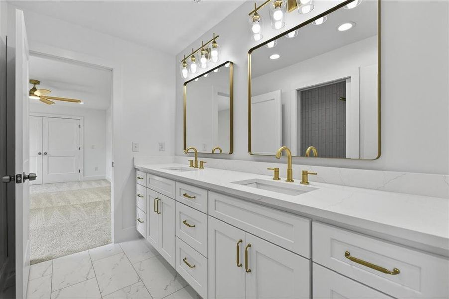 Furnished interior view inside a new home in , Rockmart (Image 11).