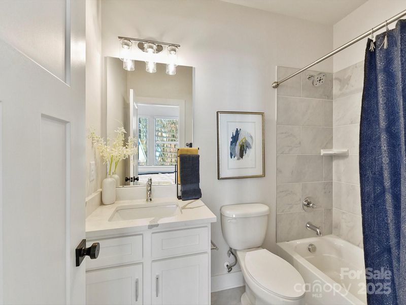 Furnished interior view inside a new home in LOSO Terraces, Charlotte (Image 4). Furnished interior view inside a new home in LOSO Terraces, Charlotte (Image 4).