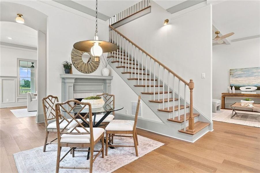 Furnished interior view inside a new home in , Marietta (Image 15). Furnished interior view inside a new home in , Marietta (Image 15).